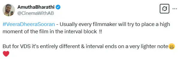 தடைகளை தாண்டி சீறி வந்த வீர தீர சூரன்.. காளி அவதாரம் எப்படி இருக்கு.? டிவிட்டர் விமர்சனம்