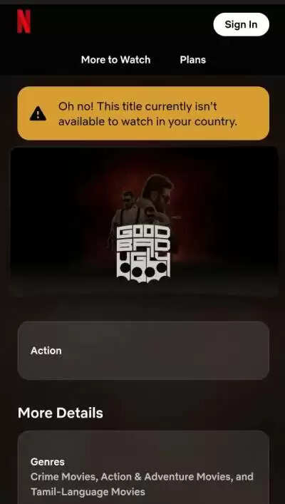 நெட்ஃபிளிக்ஸிலிருந்து GoodBadUgly நீக்கம்.. காரணம் என்ன?