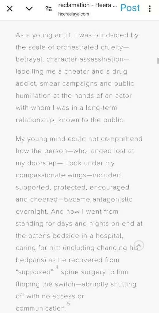 அஜித் மீது அடுக்கடுக்காய் குற்றம் சாட்டிய ஹீரா.. விருது வாங்கிய நேரத்தில் வெளியான எக்ஸ் காதலியின் 'அக்லி' பதிவு!