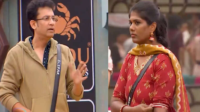 பிக் பாஸ் வீட்டிற்குள் வந்து போட்டியாளர்களை வறுத்தெடுத்த மஞ்சரி குடும்பம்.. சௌந்தர்யாவுக்கு ஆட்டம் காட்டிய மகன்