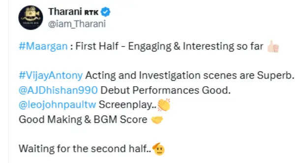 ராட்சசன் படத்தை மிஞ்சியதா விஜய் ஆண்டனியின் மார்கன்.? ட்விட்டர் விமர்சனம்