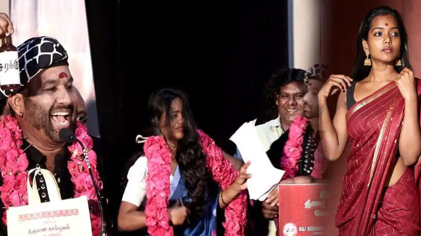 மேடையில் தொகுப்பாளினிடம் அத்துமீறி கேவலமான வேலை செய்த கூல் சுரேஷ்.. மாப்பிள்ளைக்கு அவ்வளவு வெறி