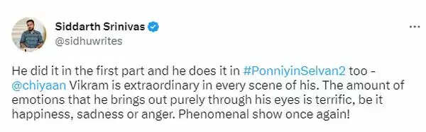 களை கட்டும் சோழர்களின் வரலாறு.. பொன்னியின் செல்வன் 2 எப்படி இருக்கு.? ட்விட்டர் விமர்சனம்