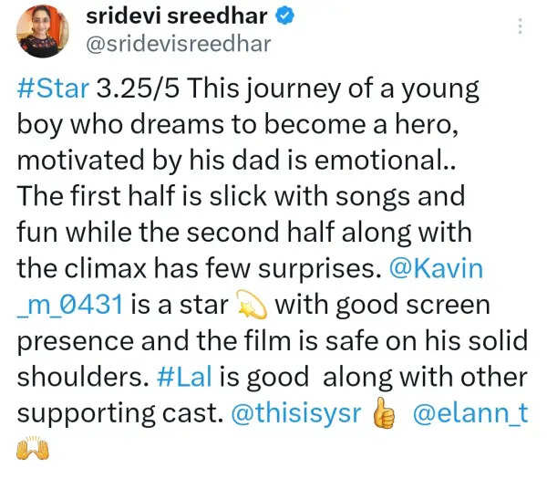 Star Review: ஹாட்ரிக் வெற்றியை தட்டுவாரா கவின்.? ஸ்டார் அனல் பறக்கும் ட்விட்டர் விமர்சனம்
