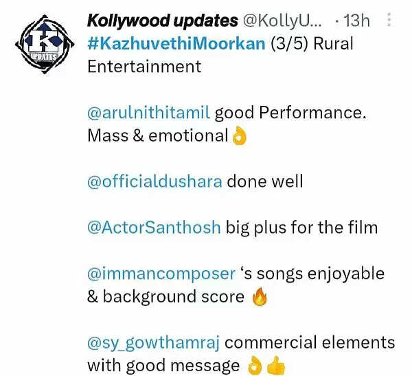 அருள்நிதிக்கு கை கொடுத்ததா கழுவேத்தி மூர்க்கன்? அனல் பறக்கும் ட்விட்டர் விமர்சனம்