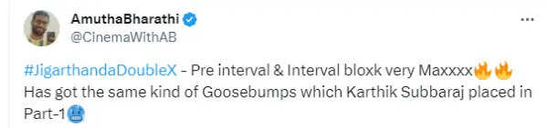 3 மாஸ் இயக்குனர்களின் மிரட்டல் கூட்டணி எப்படி இருக்கு.? அனல் பறக்க வெளிவந்த ஜிகர்தண்டா டபுள் எக்ஸ் ட்விட்டர் விமர்சனம்