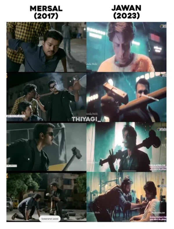 அட்லீ - எங்கள பார்த்தா மெண்டல் மாதிரி இருக்கா.? பிசிரு தட்டாமல் 5 படங்களில் இருந்து காப்பியடித்த புகைப்பட ஆதாரம்