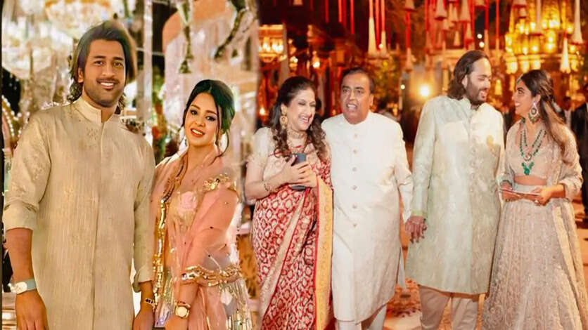 டாப் ஹீரோஸ் மட்டும் இல்ல தல தோனியும் கொடுத்த ராஜ மரியாதை..&nbsp; அம்பானி கல்யாணத்தில் பட்டையை கிளப்பிய நம்ம இயக்குனர்