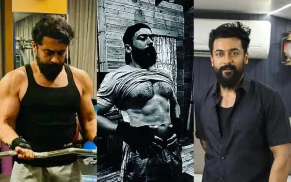 கங்குவாவுக்காக ரிஸ்க் எடுக்கும் சூர்யாவின் 3 மாஸ் லுக்.. ஆறு மாசத்துல 6 பேக், வெயிட் லாஸ்ன்னு மிரட்டிட்டாரு