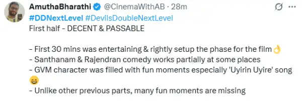 சந்தானத்தின் ஹாரர் காமெடி ஒர்க்கவுட் ஆனதா.? DD Next Level ட்விட்டர் விமர்சனம்