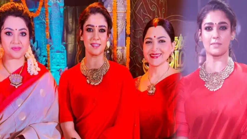 மூக்குத்தி அம்மன் 2 பூஜையில் நயனை கவனிச்சீங்களா?. இதைத்தான் பிற்பகல் விளையும்னு சொல்வாங்க போல!