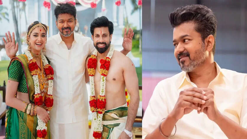 தல பொங்கல் கொண்டாடிய கீர்த்தி சுரேஷ்.. சர்ப்ரைஸ் விசிட் கொடுத்த விஜய்