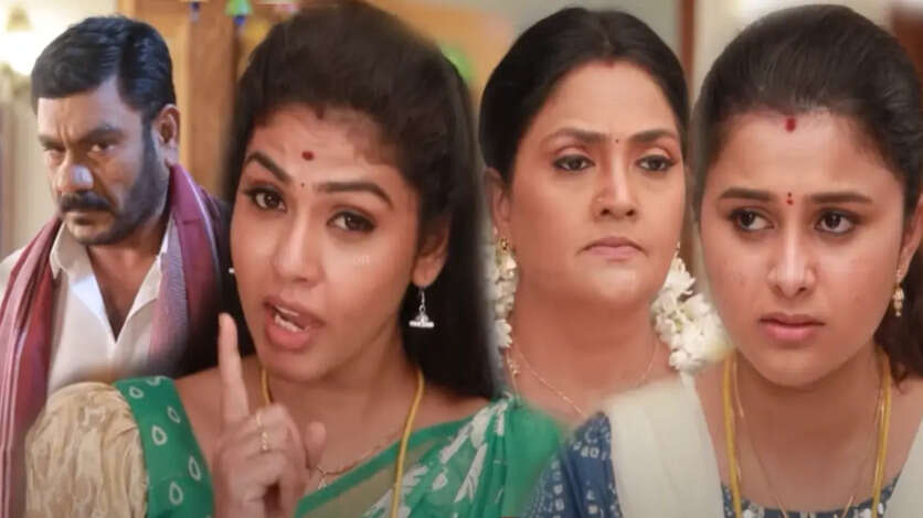 பாண்டியனை புகழ்ந்து தள்ளும் மீனா ராஜி.. கெடுப்பதற்கு சதி திட்டம் போடும் தங்கமயில், குட்டையை குழப்பம் மாமியார்