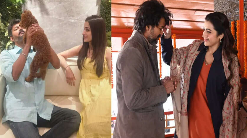 விஜய்யின் கேமராவில் திரிஷா.. ஷூவால் சிக்கிய தளபதி