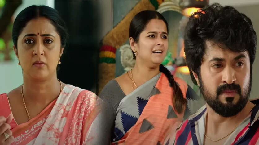 ரகசியமாக எக்ஸ் காதலனை சந்திக்கும் ஈஸ்வரி.. புருசனை டார் டாராக கிழித்து தொங்கவிட்ட நந்தினி