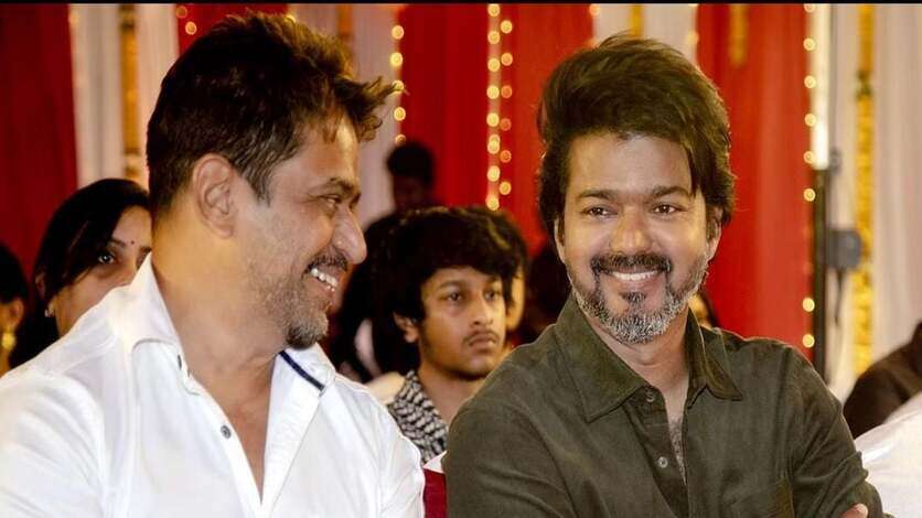 விஜய்க்கு டஃப்  கொடுக்கும் அர்ஜுனின் லியோ கெட்டப்.. ட்ரெண்டாகி கொண்டிருக்கும் புகைப்படம்