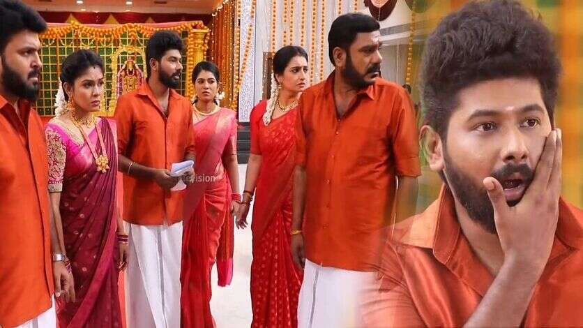 கன்னத்தை பழுக்க வைத்த பாண்டியன் ஸ்டோர்ஸ் மூர்த்தி.. தம்பி செஞ்ச வேலைக்கு இது பத்தாது