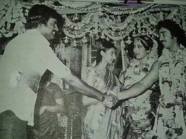 கமல்- வாணி திருமணத்தில் மாப்பிள்ளை தோழனாக நின்ற ரஜினி.. 45 வருடத்திற்கு பின் ட்ரெண்டாகும் புகைப்படம்