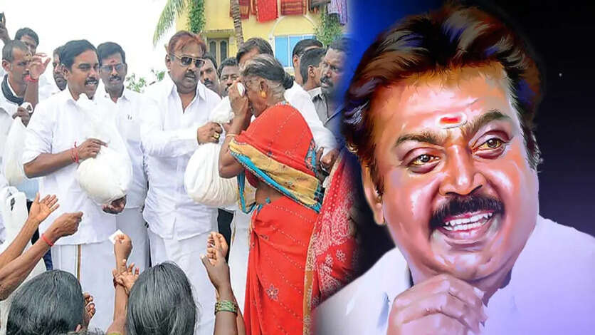 இலை போட்டு வயிறார உணவிட்ட ஏழைகளின் நாயகன்.. விஜயகாந்த் ஒரு சகாப்தம்