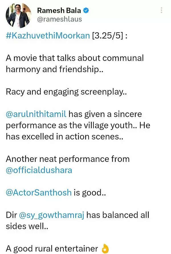 அருள்நிதிக்கு கை கொடுத்ததா கழுவேத்தி மூர்க்கன்? அனல் பறக்கும் ட்விட்டர் விமர்சனம்