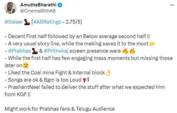 பாகுபலி நாயகனை காப்பாற்றியதா சலார்.? அனல் பறக்கும் ட்விட்டர் விமர்சனம்