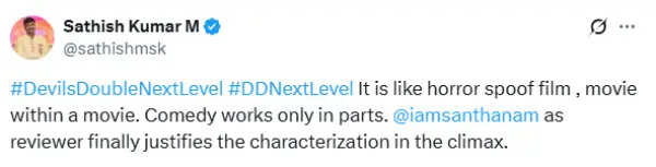 சந்தானத்தின் ஹாரர் காமெடி ஒர்க்கவுட் ஆனதா.? DD Next Level ட்விட்டர் விமர்சனம்