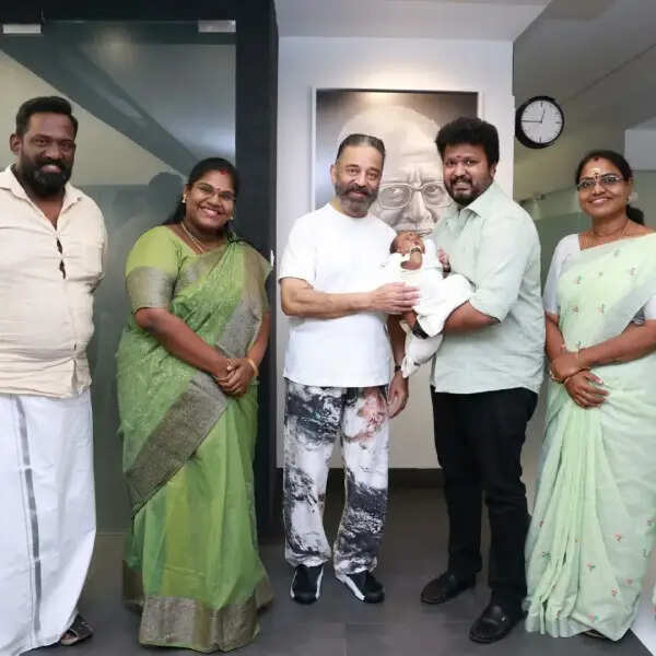 ரோபோ ஷங்கர் பேரனுக்கு பெயர் சூட்டிய கமல்.. காதல் கவிதை மாதிரி வித்தியாசமா இருக்கே.!