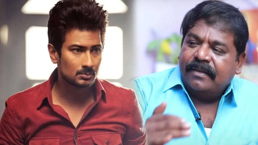 படத்தைப் பார்த்துவிட்டு காரி துப்பினால் அந்தப் படம் தான் ஹிட்.. கீழ், மேல் என உதயநிதியை சீண்டிய அண்ணாச்சி