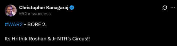 ஹ்ருத்திக் ரோஷன் ஜூனியர் என்டிஆர் கூட்டணி ஒர்க்அவுட் ஆனதா.? வார் 2 ட்விட்டர் விமர்சனம்