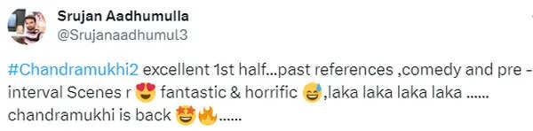 லக்க லக்க லக்கா, நிஜ சந்திரமுகியின் ஆட்டம் எப்படி இருக்கு.? அனல் பறக்கும் ட்விட்டர் விமர்சனம்