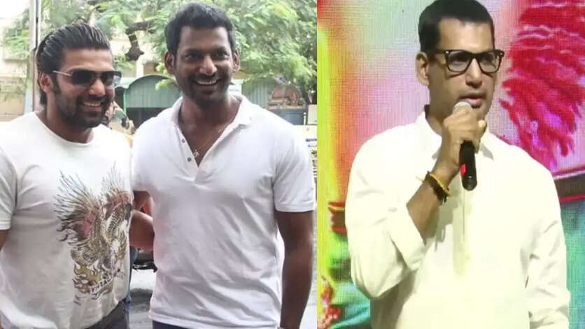 அடித்து பிடித்து ஓடி வந்த ஆர்யா.. விஷாலை சுற்றி வளைத்த நண்பர்கள் கூட்டம்