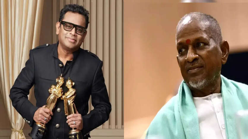 இளையராஜாவை பாராட்டிய இளையராஜா.. ஆஸ்கர் நாயகனுக்கு இருந்த அடக்கம் இசைஞானிக்கு இல்லையே