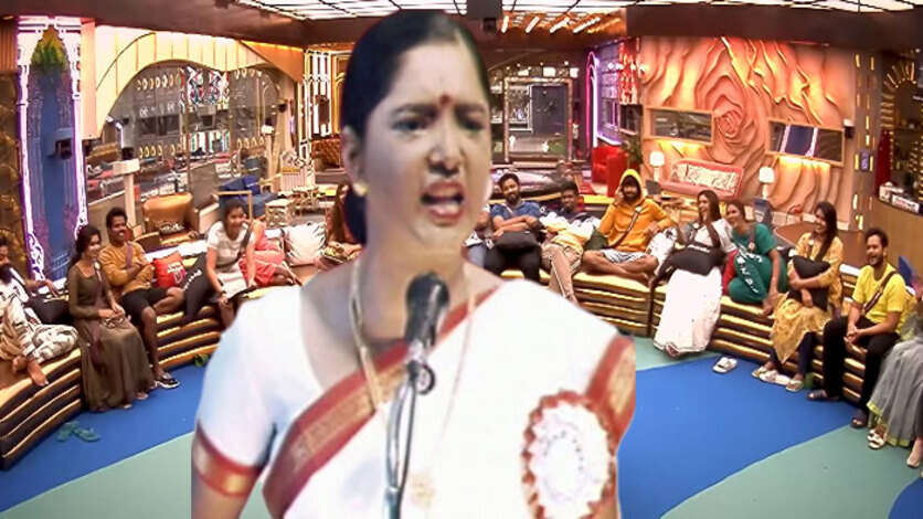 பிக்பாஸில் சவுண்டு சரோஜாவாக மாறிய நடிகை.. தர லோக்கலாக மாறிய பிக்பாஸ் வீடு