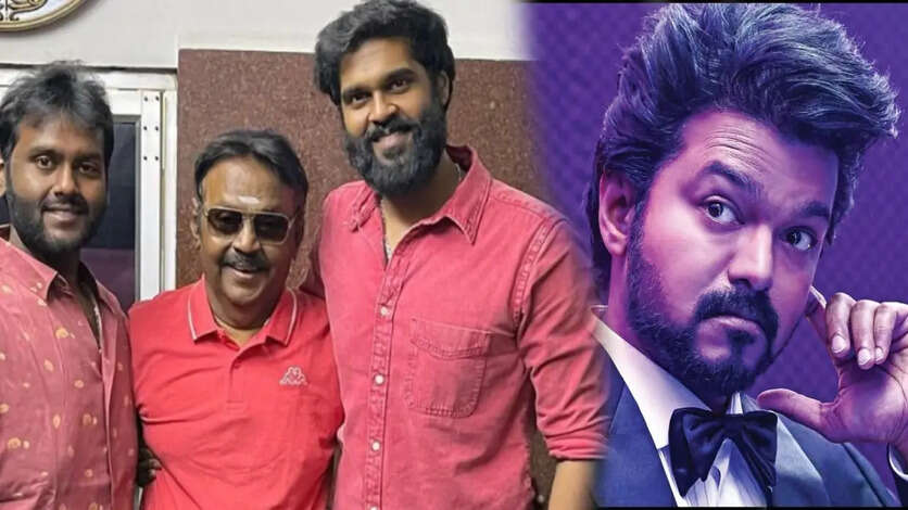 கேப்டன் மகன்களை அரவணைத்து நின்ற விஜய்.. பிரேமலதாவை கோட் டீம் சந்திக்க இதுதான் காரணம்