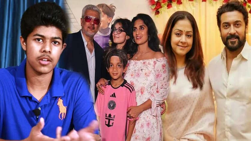 விஜய், அஜித் வாரிசுகளுக்கு போட்டியான குட்டி சூர்யா.. ஜோவை உரித்து வைத்திருக்கும் தியாவின் வைரல் போட்டோ