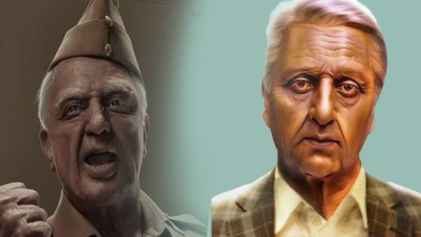 இந்தியன் 2 சூட்டிங் ஸ்பாட்டுக்கு கெத்தாக வந்த சேனாதிபதி.. இணையத்தில் ட்ரெண்டாகும் வைரல் போட்டோ