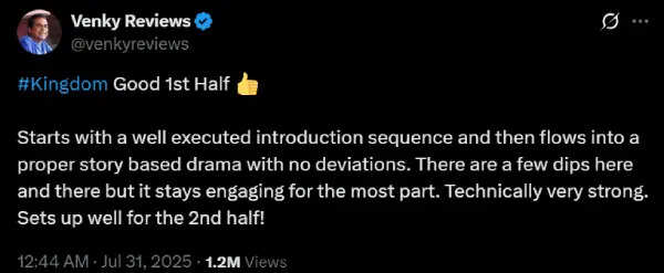 விஜய் தேவரகொண்டாவின் கிங்டம் எப்படி இருக்கு.? ட்விட்டர் விமர்சனம் இதோ!