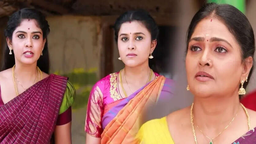 மீனாவை பழிவாங்க சக்திவேலுடன் சதி செய்த குமரவேலு.. காப்பாற்ற போகும் ராஜி