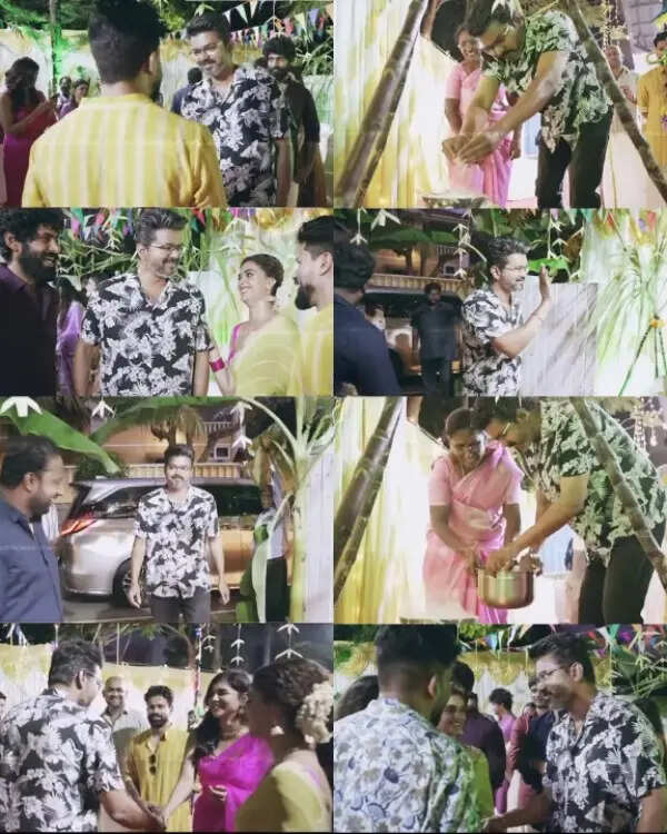 தல பொங்கல் கொண்டாடிய கீர்த்தி சுரேஷ்.. சர்ப்ரைஸ் விசிட் கொடுத்த விஜய்