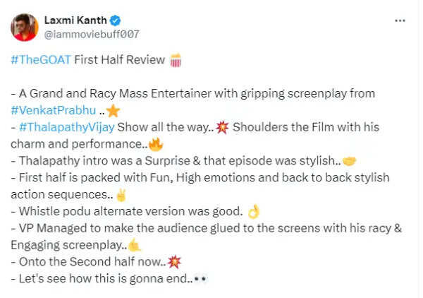 வொர்க் அவுட் ஆனதா விஜய், வெங்கட் பிரபுவின் மேஜிக்.? GOAT அனல் பறக்கும் ட்விட்டர் விமர்சனம்