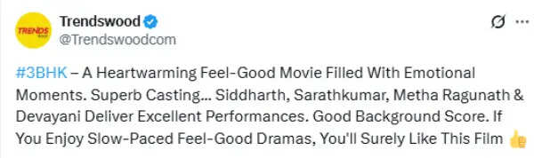 மிடில் கிளாஸ் அப்பாவின் கனவு.. 3BHK எப்படி இருக்கு.? ட்விட்டர் விமர்சனம்