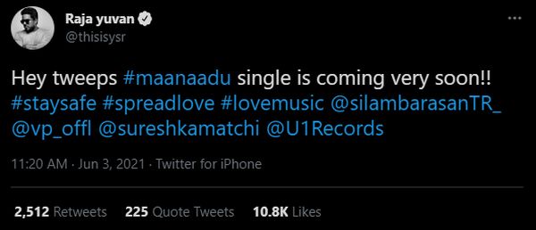 maanaadu-single-update-from-yuvan