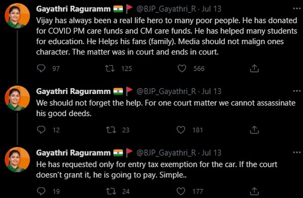 gayathri-rahuram-tweet-vijays-tax-issue