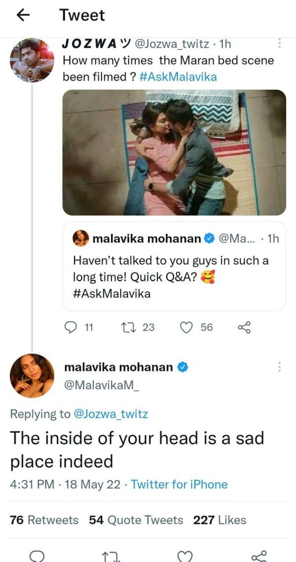 malavika-reply