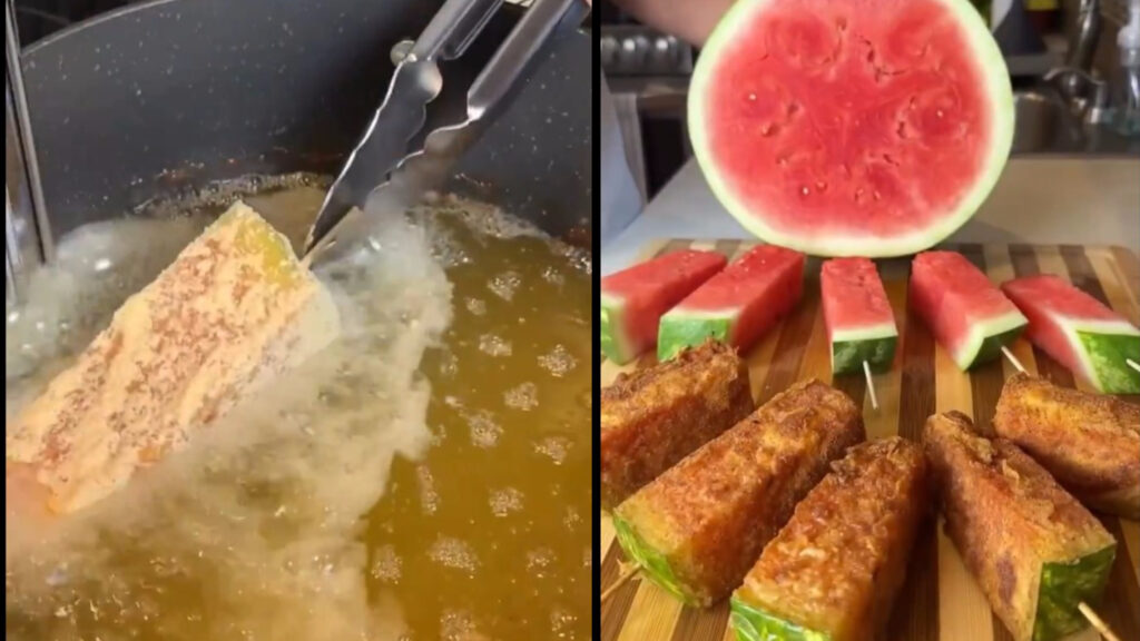 fried watermelon video