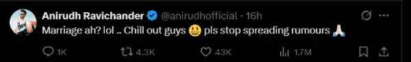 anirudh-tweet