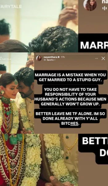 Nayan instagram story