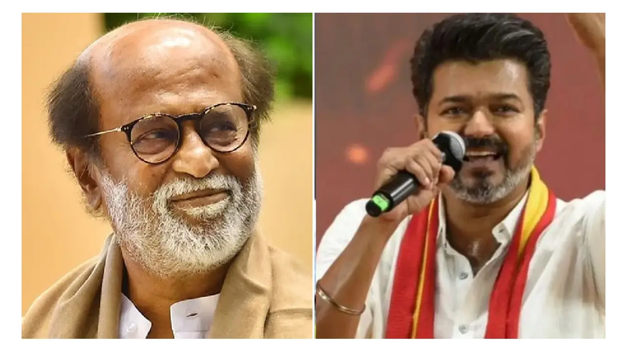Actors celebrating Vijay